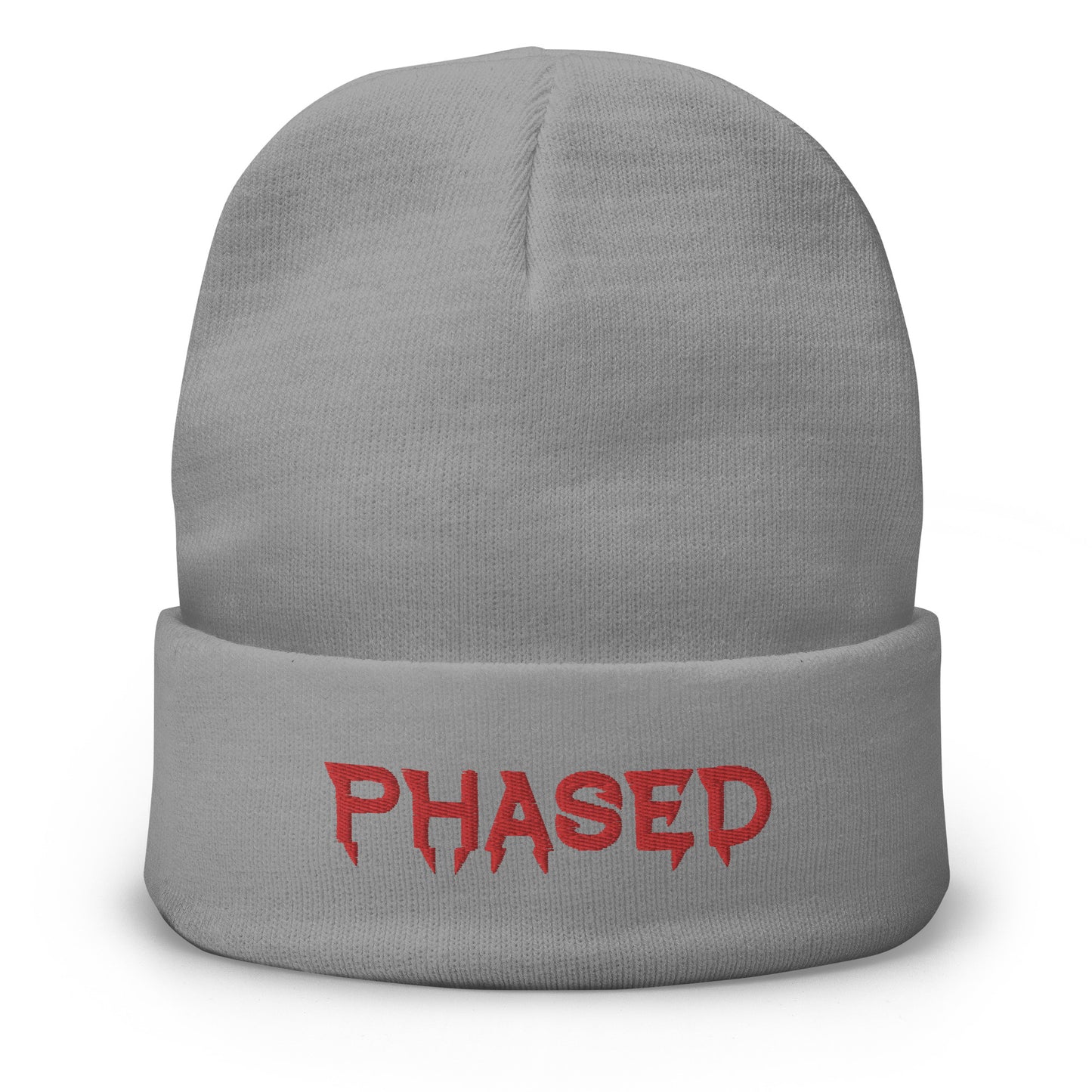 Phased Embroidered Beanie