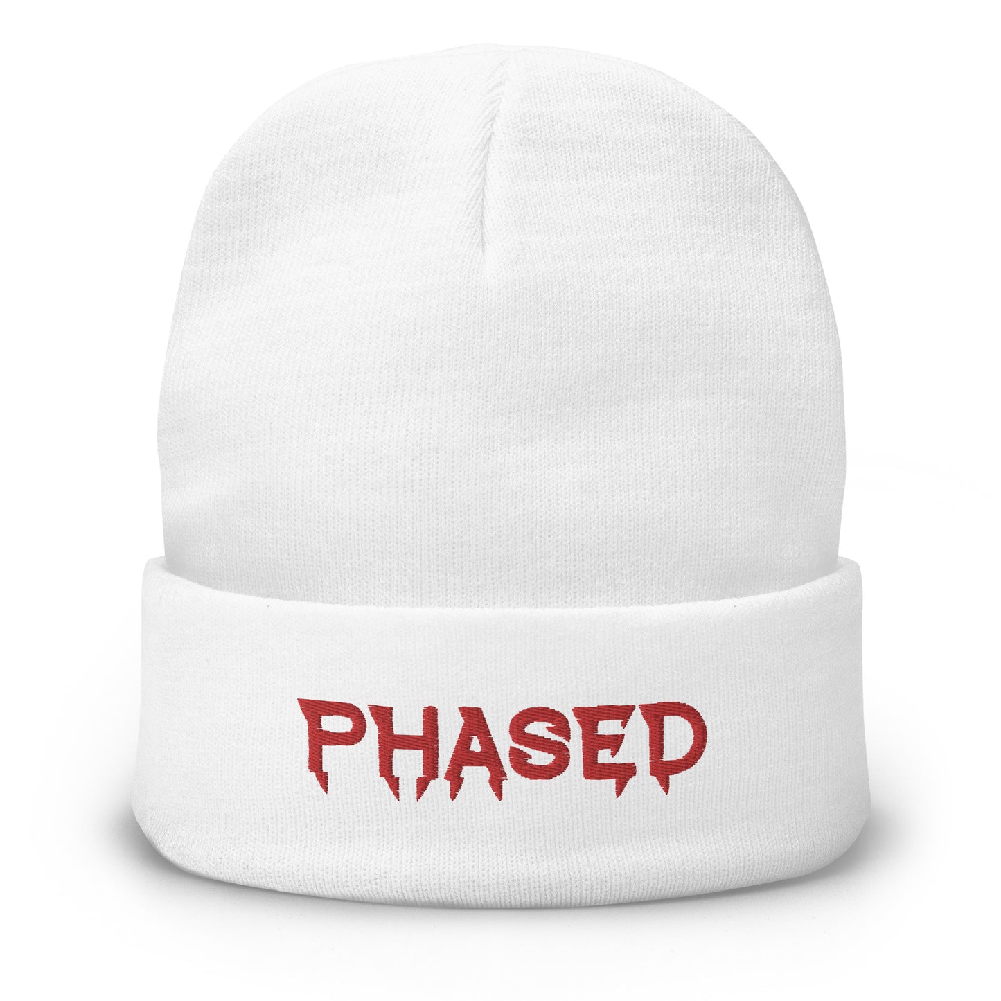 Phased Embroidered Beanie